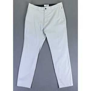Birddogs Pants 32x27.5 Grey Performance Smart Casual Office Golf Minimalist READ